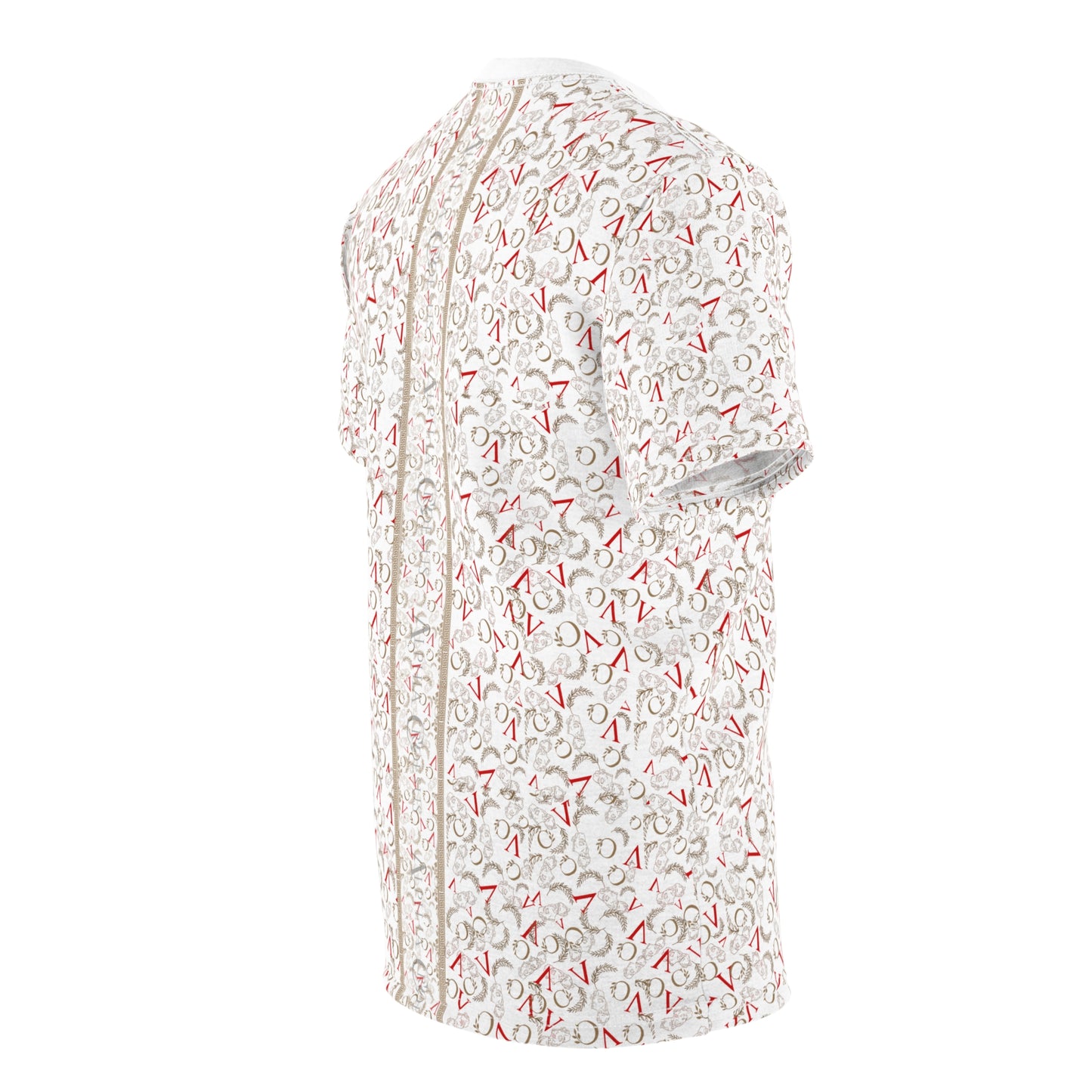 T-shirt unisexe coupé-cousu AxC (BLANC)