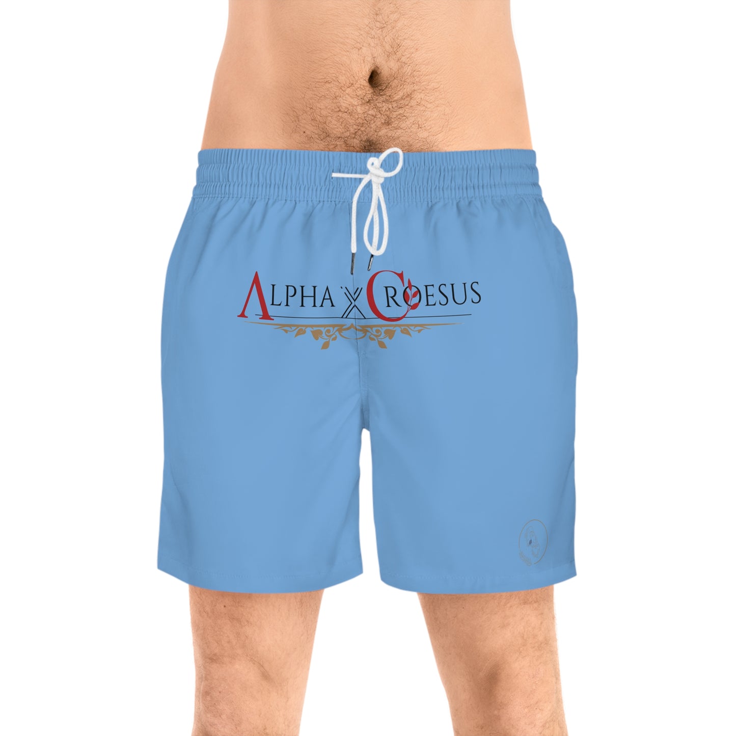 Short de bain mi-long pour homme AxC (BLEU)