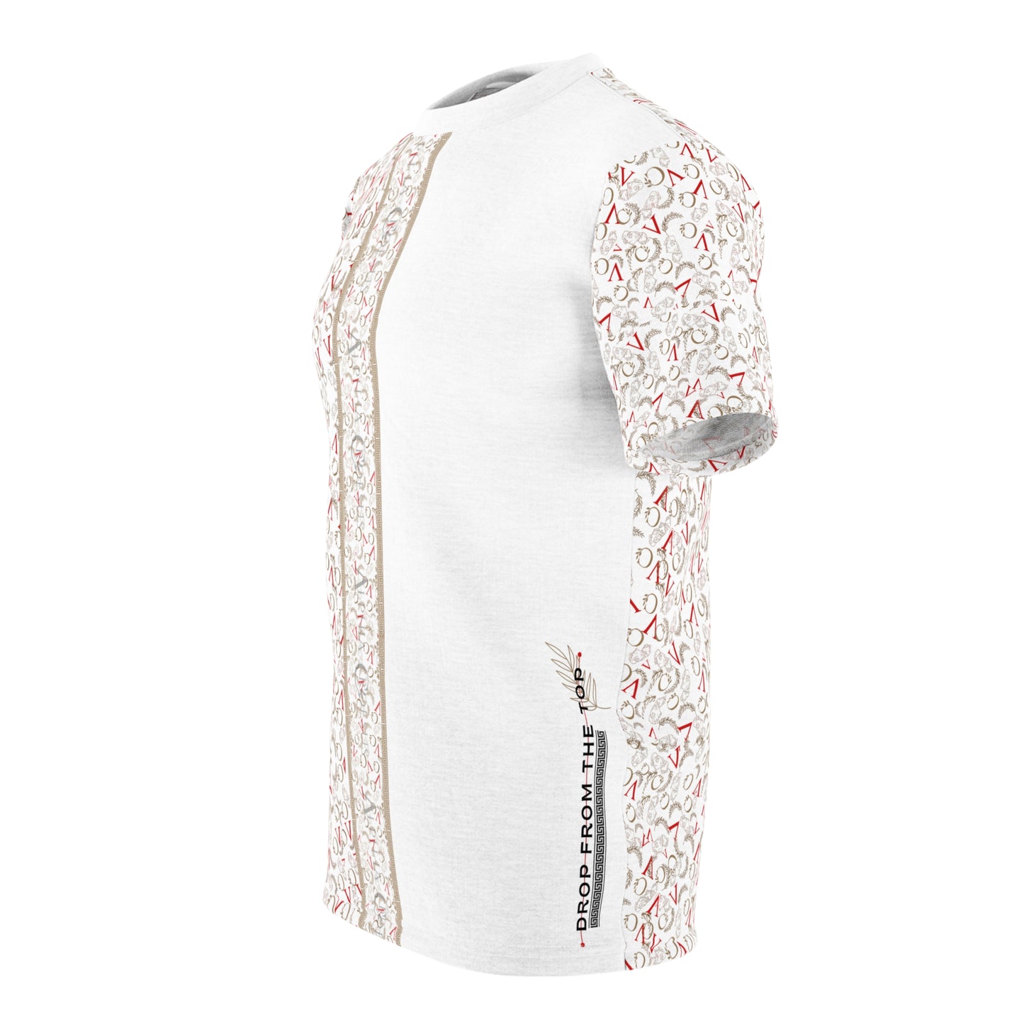 T-shirt unisexe coupé-cousu AxC (BLANC)