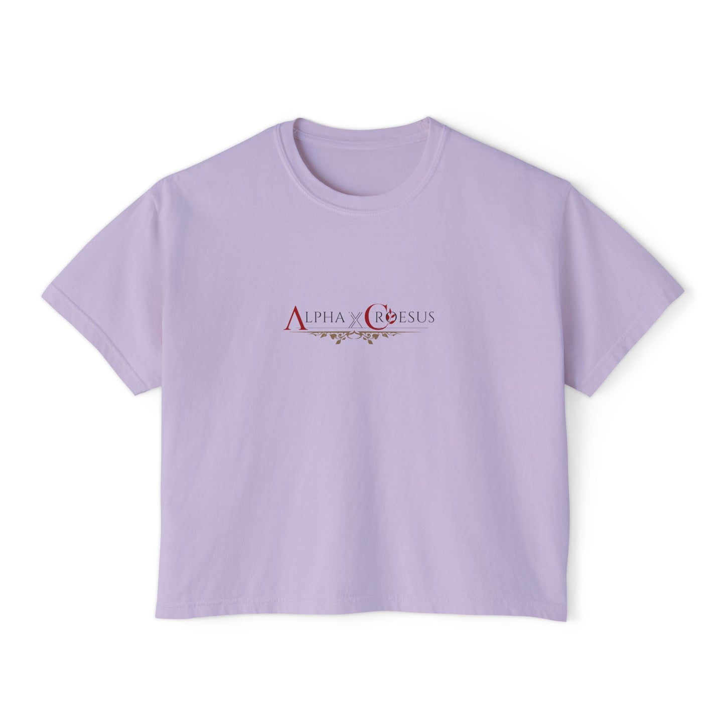 T-shirt boxy pour femme AxC