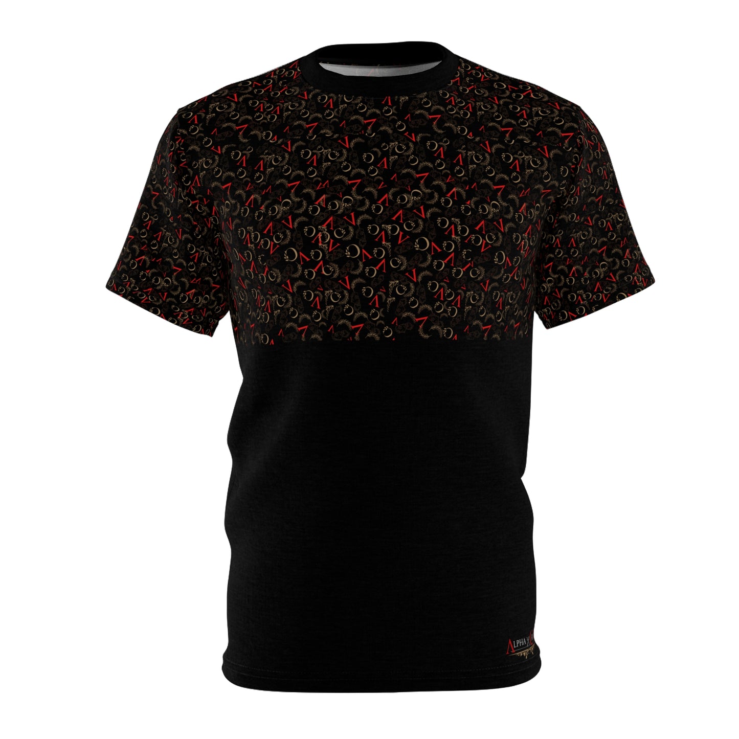 T-shirt unisexe coupé-cousu AxC (NOIR)