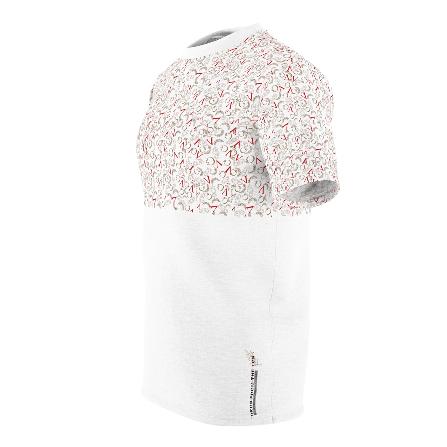 T-shirt unisexe coupé-cousu AxC (BLANC)