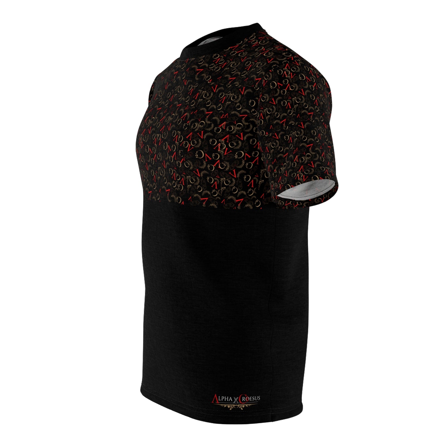 T-shirt unisexe coupé-cousu AxC (NOIR)