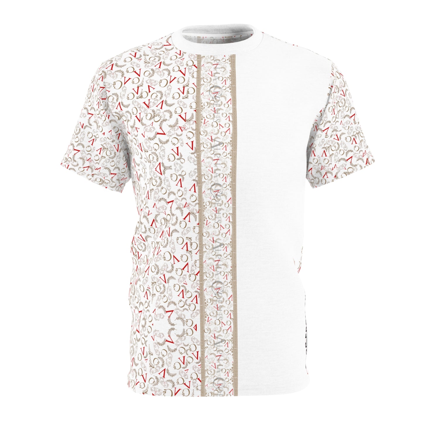 T-shirt unisexe coupé-cousu AxC (BLANC)