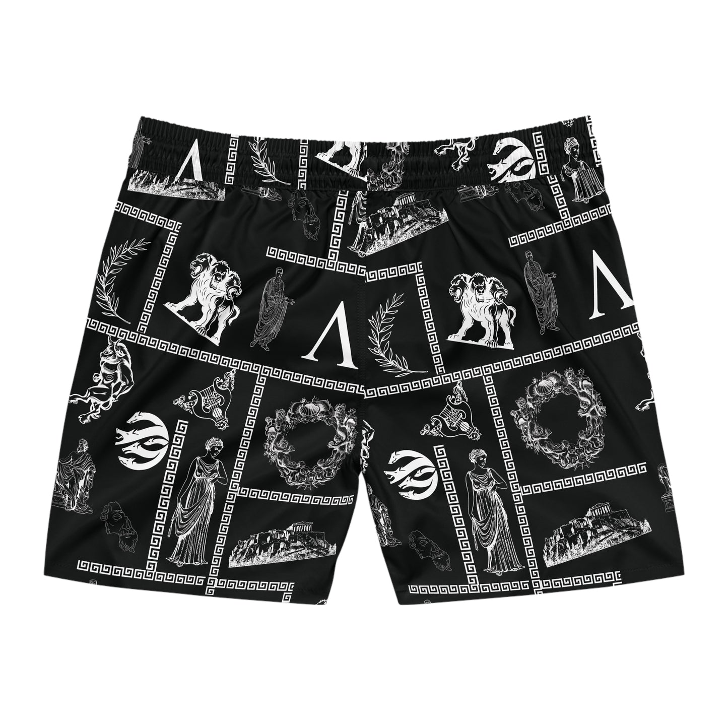 Men's Mid-Length Swim Shorts AxC Dumanis ( BLACK )