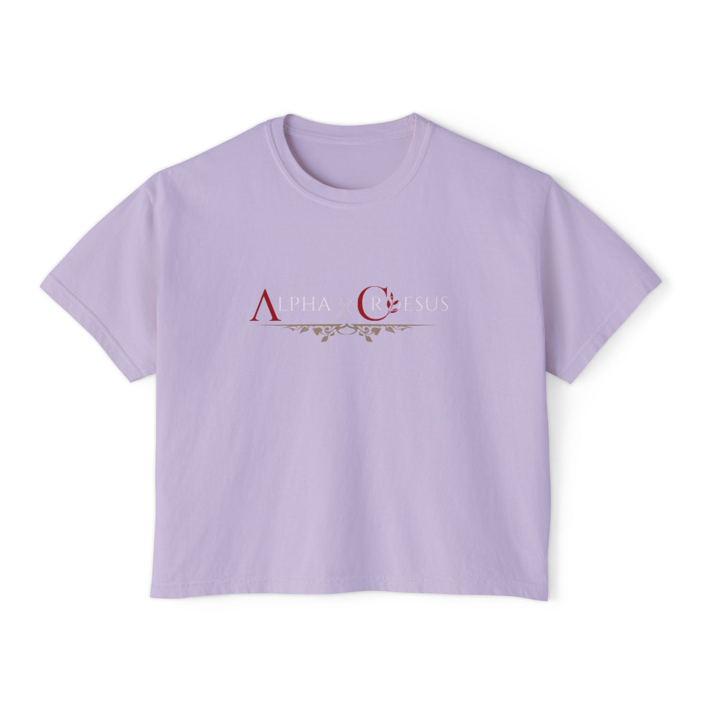 Women's Boxy Tee Alpha X Croesus