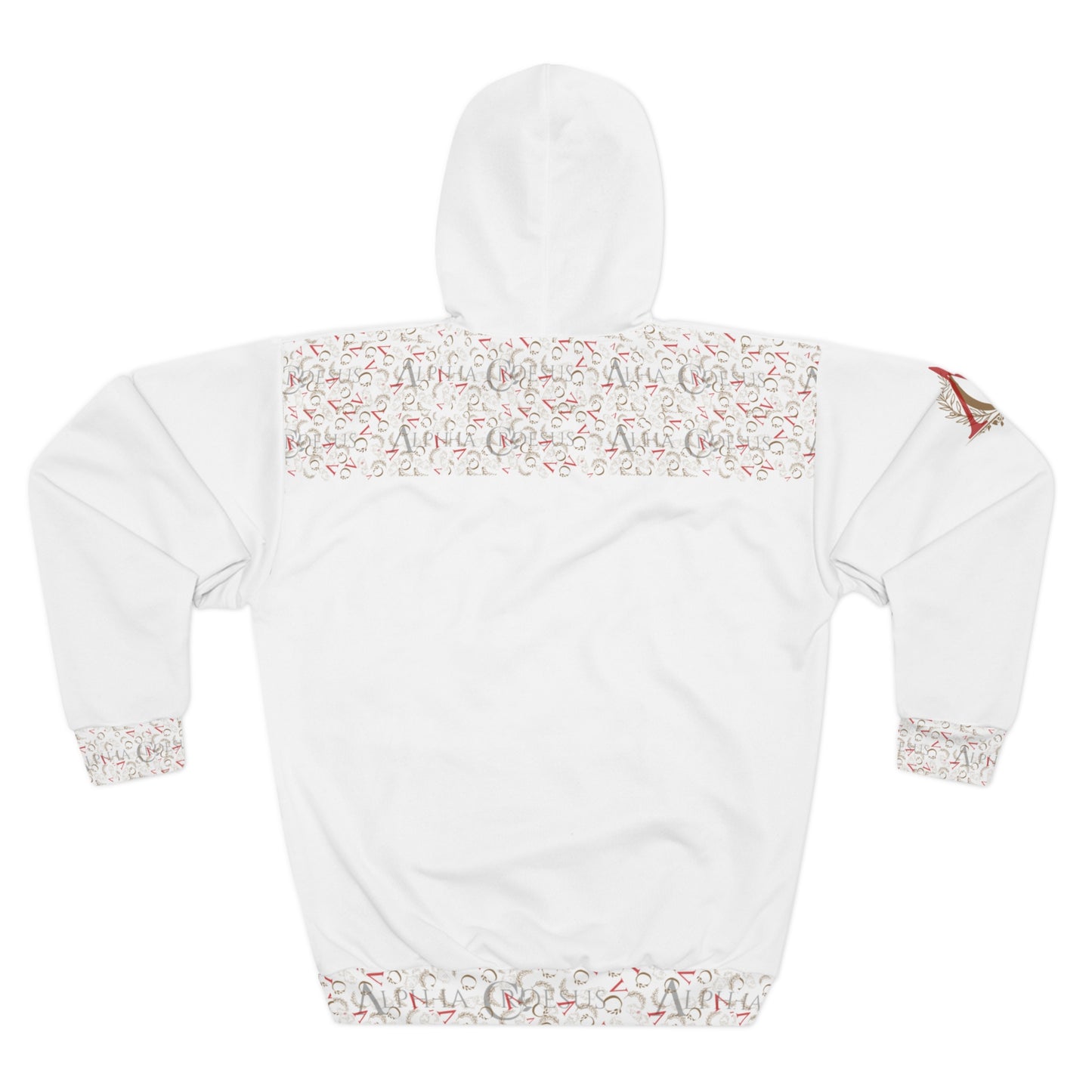 Unisex Pullover Hoodie AxC (WHITE)