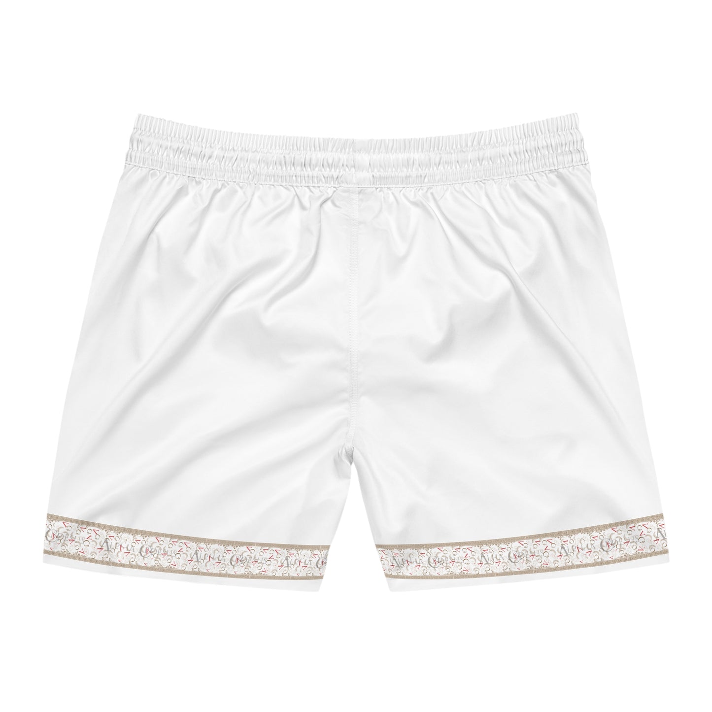 Men's Mid-Length Swim Shorts AxC (WHITE )