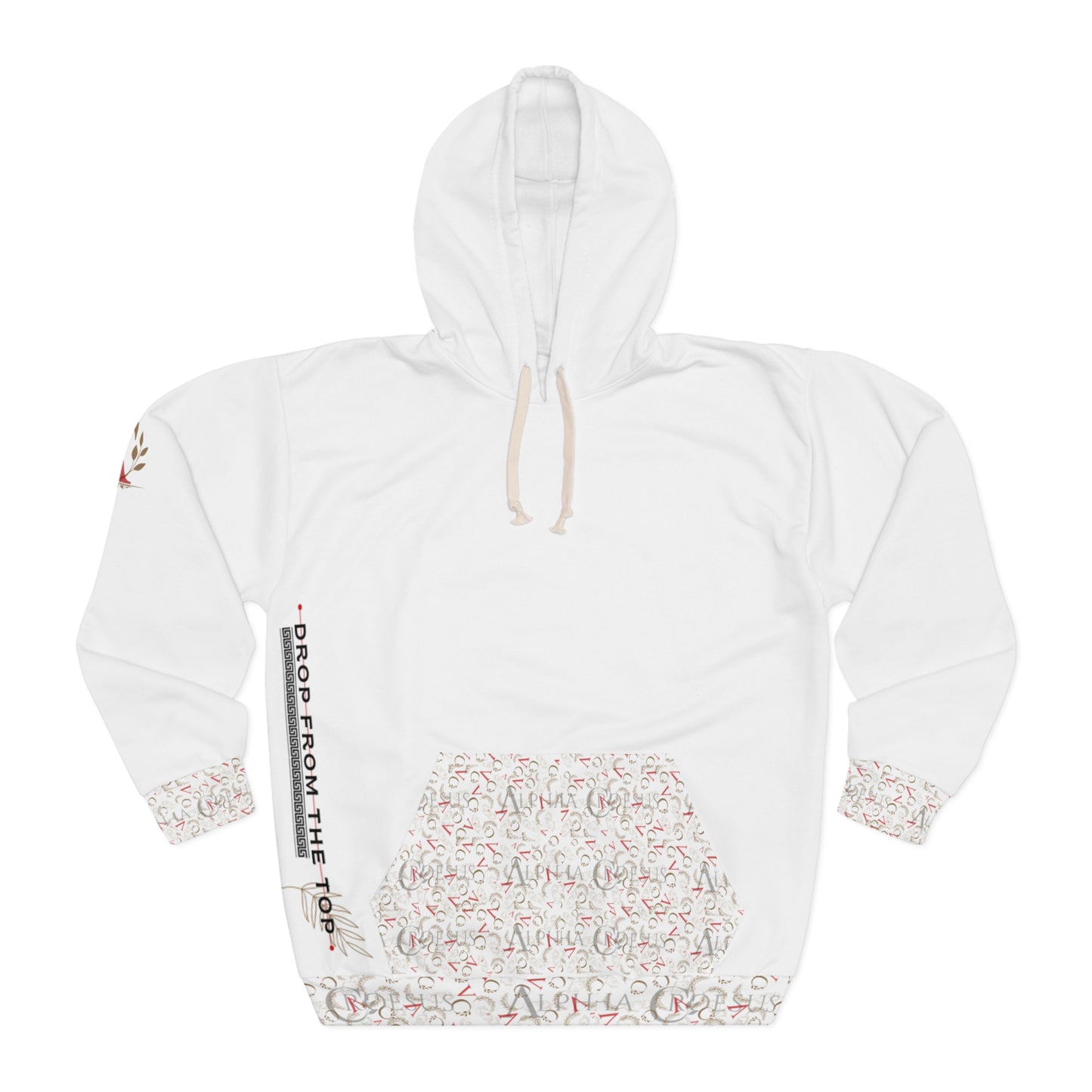 Unisex Pullover Hoodie AxC (WHITE)